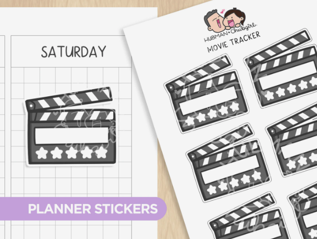 Movie Tracker | Sticker Sheet