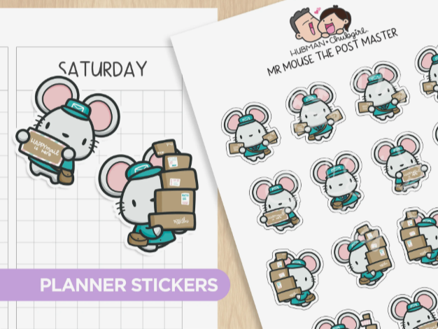 *PRESALE* Mr Mouse The Post Master | Sticker Sheet