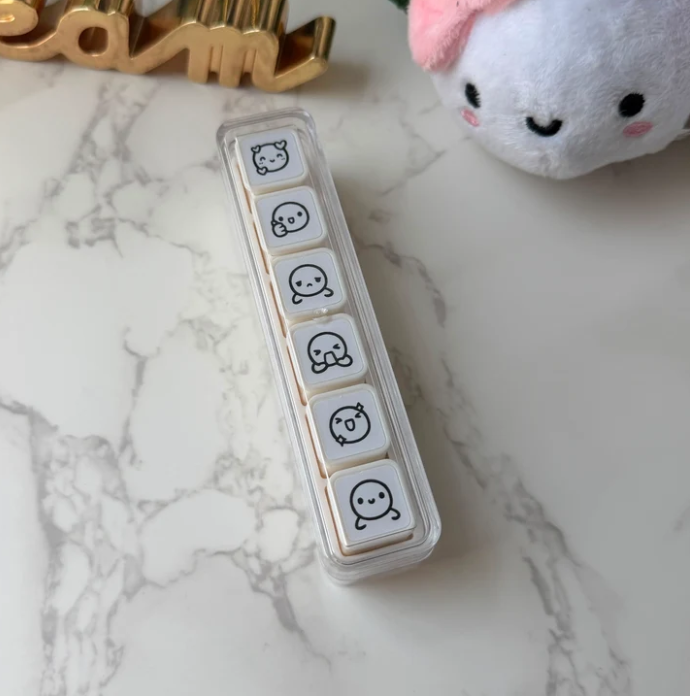 *PREORDER 6-IN-1 Punch Stamp - Munchkin Emoticons