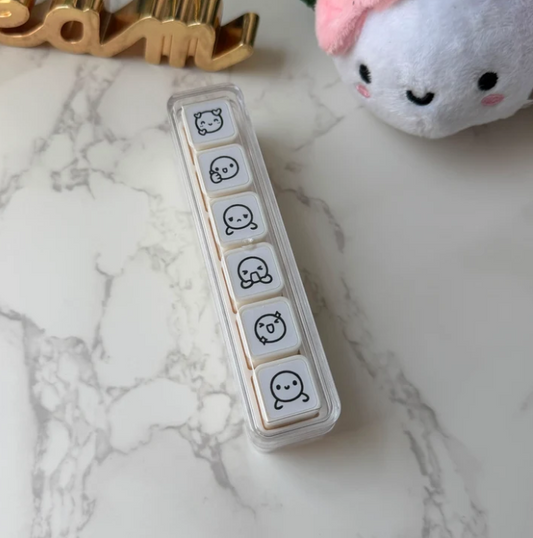 *PREORDER 6-IN-1 Punch Stamp - Munchkin Emoticons
