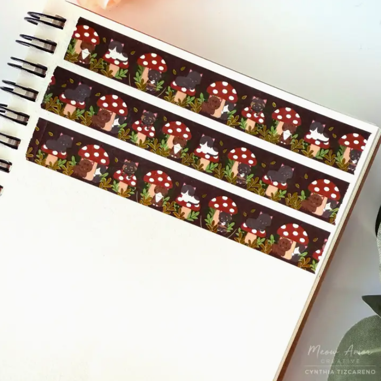 Mushroom Cats | Washi