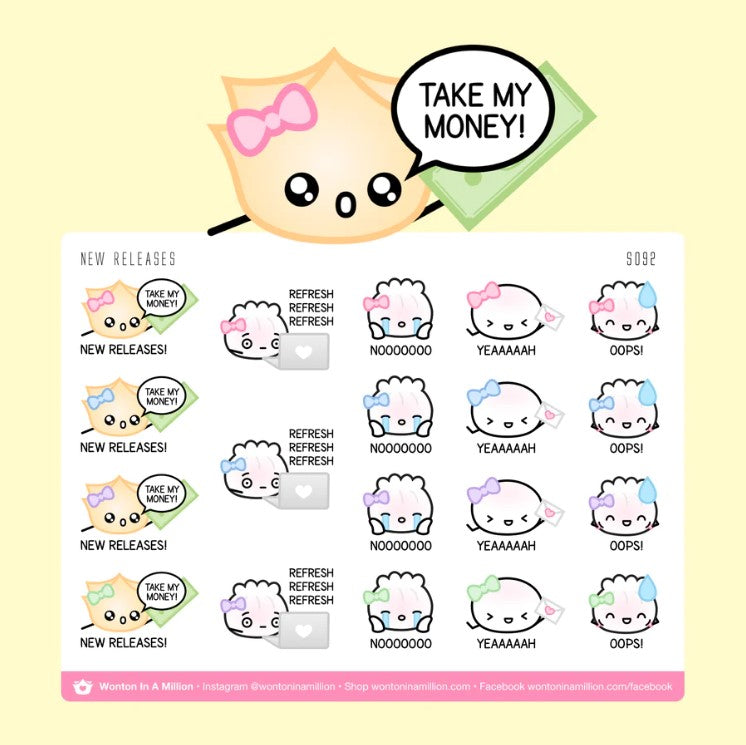 Latest Addition Sticker New Releases | Sticker Sheet