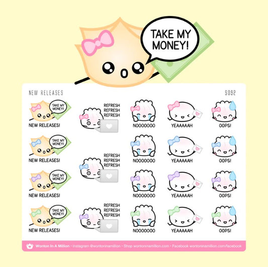 New Releases | Sticker Sheet