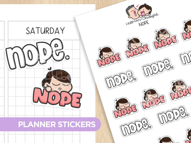 Nope | Sticker Sheet