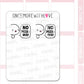 No Peeking - White | Sticker Sheet