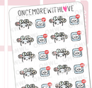 Notification Overload Munchkins | Sticker Sheet