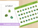 Cozy Plants - Numbers | Sticker Sheet