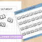 Cozy Bookworm - Numbers | Sticker Sheet