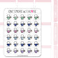 Nurse or Doctor in Scrubs | Sticker Sheet