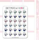 Nurse or Doctor in Scrubs | Sticker Sheet