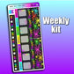 Neon New Years | Hobonichi Weeks Kit