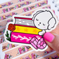 October Bean Reads | Vinyl Sticker