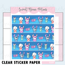 Ohana Bean Washi Strip | Clear Sticker Sheet