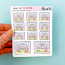 Small Out of Office | Sticker Sheet