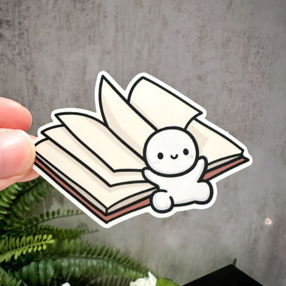 Open Book Pages | Vinyl Sticker – Stickie Planning