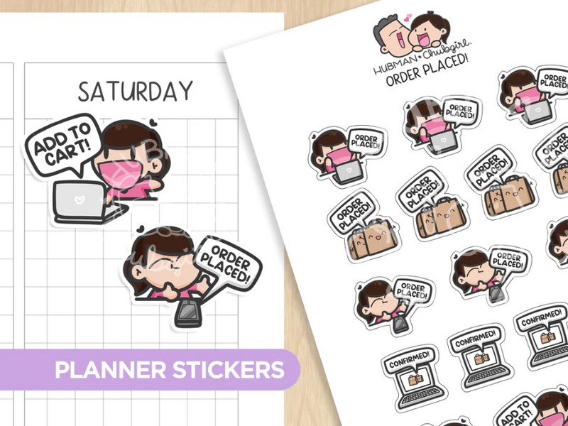 Order Placed | Sticker Sheet