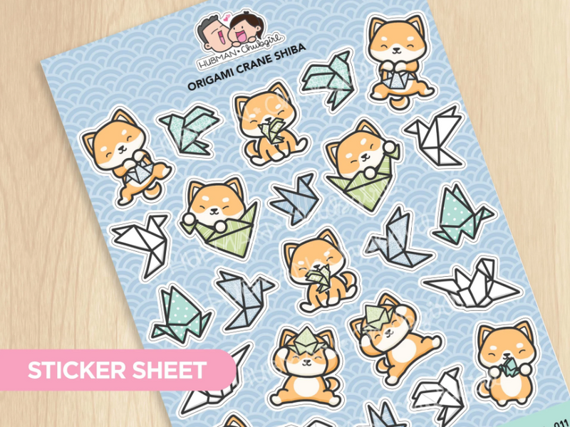 Origami Crane | Sticker Sheet