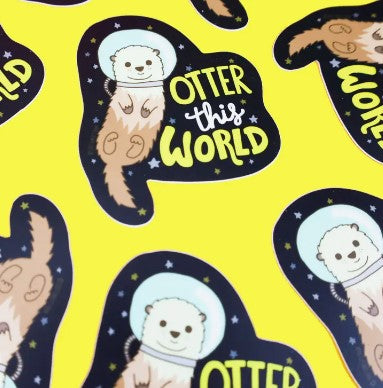 Otter This World | Vinyl Sticker
