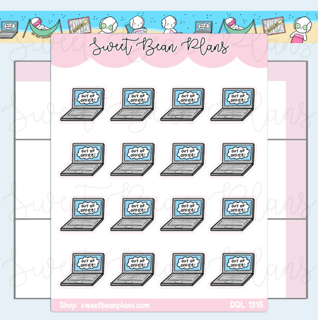 Out of Office | Sticker Sheet