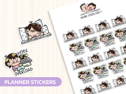 Work Overload 1 | Sticker Sheet