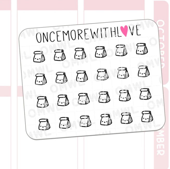 Mini - Paper Bag | Sticker Sheet