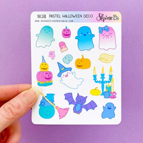 Pastel Halloween Deco | Sticker Sheet