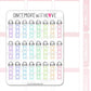 Pastel Star Munchin Checklist | Sticker Sheet