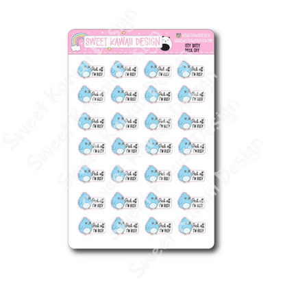 Kawaii Peck Off | Sticker Sheet