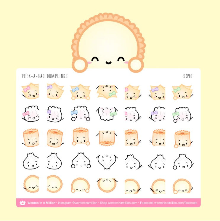 Peeking Dimsum | Sticker Sheet