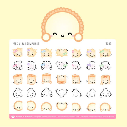 Peeking Dimsum | Sticker Sheet