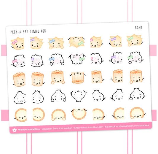 Peeking Dimsum | Sticker Sheet