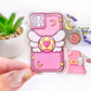 Moon Prism - Phone | Transparent Vinyl Sticker