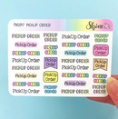 PickUp Order | Sticker Sheet