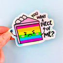 Piece of Me Cake | Vinyl Decal