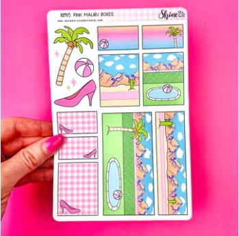 Pink Malibu | Sticker Sheet