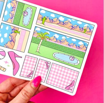 Pink Malibu | Sticker Sheet