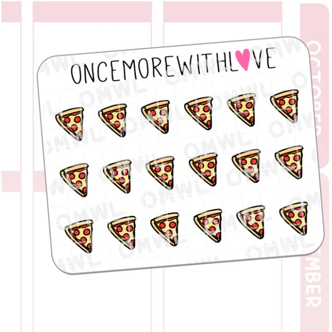 Mini - Pizza Doodle | Sticker Sheet