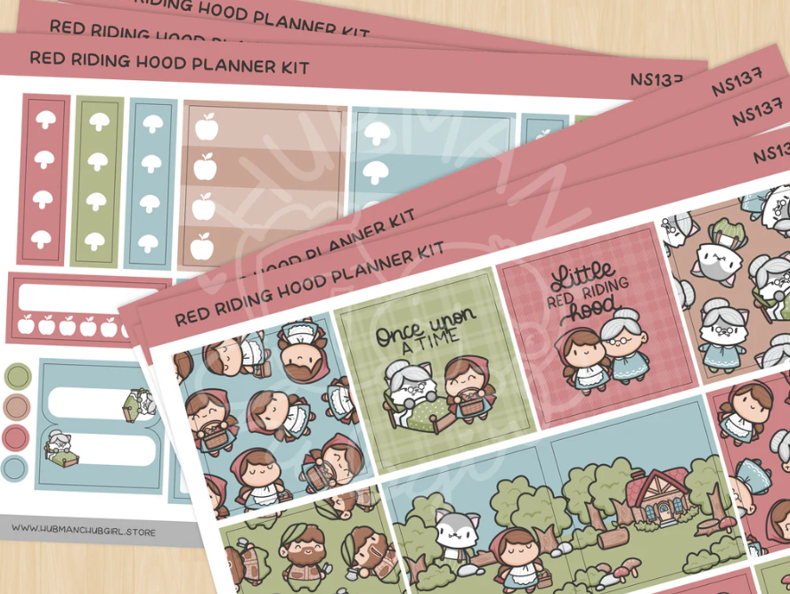 Red Riding Hood | Planner Kit