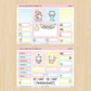 Hello 2025 | Mini Planner Kit