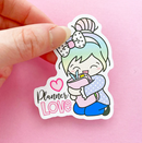Luna Planner Love | Die Cut Sticker