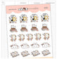 Planning Space Happy Place Character Stickers Vol.2 | Sticker Sheet