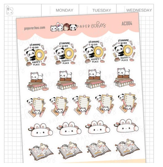 Planning Space Happy Place Character Stickers Vol.2 | Sticker Sheet