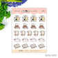 Planning Space Happy Place Character Stickers Vol.2 | Sticker Sheet