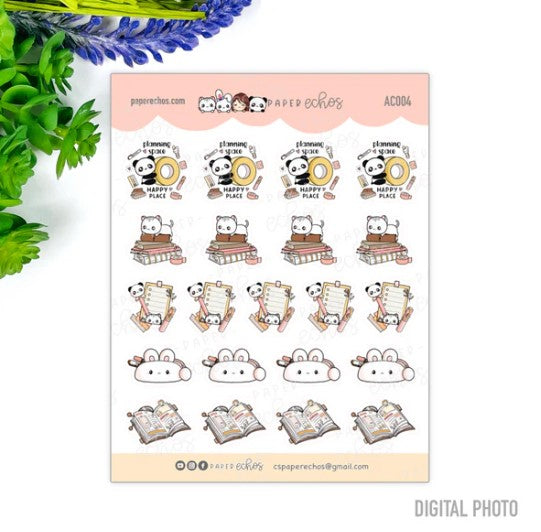 Planning Space Happy Place Character Stickers Vol.2 | Sticker Sheet