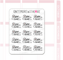 Plot Twist | Sticker Sheet