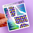 Polar Nights Torn Paper | Sticker Sheet