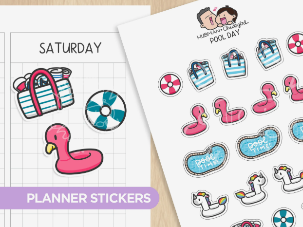 Pool Day | Sticker Sheet