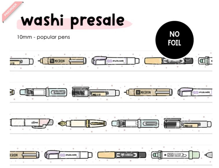 *PRESALE* Washi Bundle | Buy All (18)