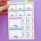 Blank Digital Message Box | Large Sticker Sheet