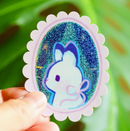 Portrait of a Rabbit | Vinyl Sticker